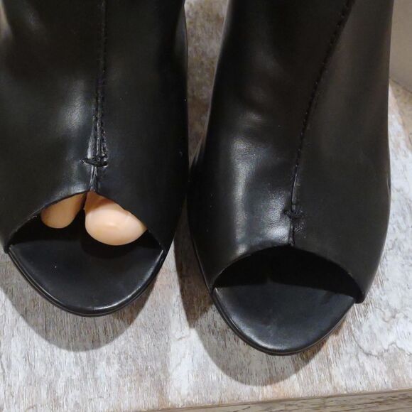 👍  B Makowsky Funky Vintage Leather Heels Dancer S&M 5" Heel  Size 10 M  A11 - Picture 2 of 8